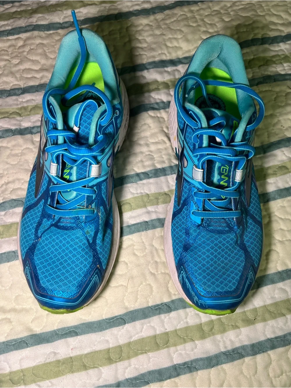Brooks Ravenna 7 Blue Teal Running Shoes